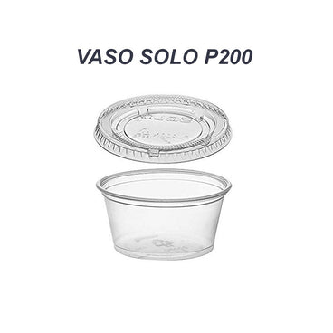 VASO SOLO P200 CARTON C/2500 PZAS