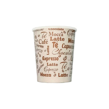 VASO 8 OZ LETRAS/BLANCO PHOENIX P/CAFE CARTON C/1000 PZAS