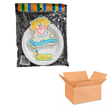 PLATO PASTELERO PLASTIFIESTA #2 CARTÓN C/500 PZAS