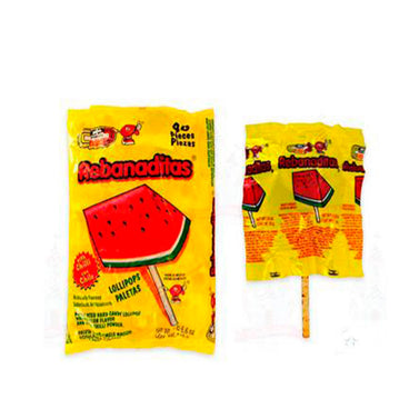 PALETA REBANADITAS C/40 PZAS