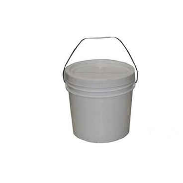 CUBETA 4 LTS BLANCA CON TAPA