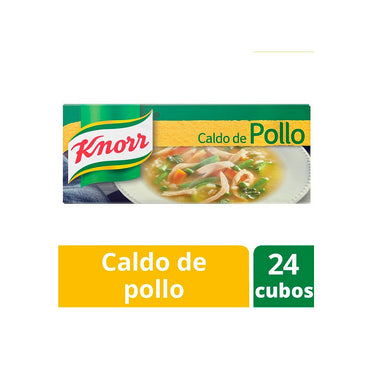 KNORR CALDO DE POLLO C/24 PZAS