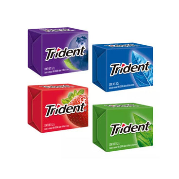 S CHICLE TRIDENT C/4 PZAS VARIOS SABORES