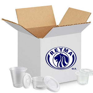 TAPA PLASTICA REYMA P/VASO 1, 1/2, 1/4  LT CARTON C/500 PZAS