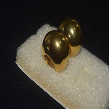 ARETE DORADO ACERO INOXIDABLE GOTA INFLADA 23MM