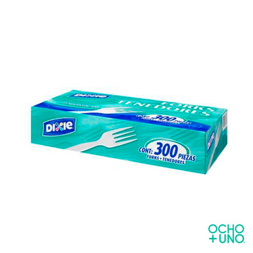 TENEDOR DIXIE CARTON C/300 PZAS