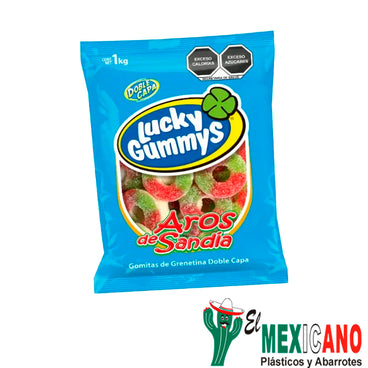 LUCKY GUMMYS AROS DE SANDIA 1 KG