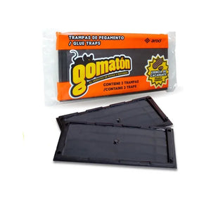 TRAMPAS DE PEGAMENTO PARA RATAS GOMATON 2 PZAS
