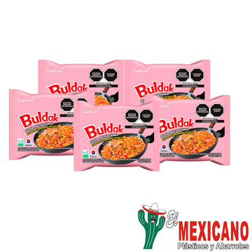 BULDAK CARBONARA SPICY RAMEN PAQ. 5 PZAS