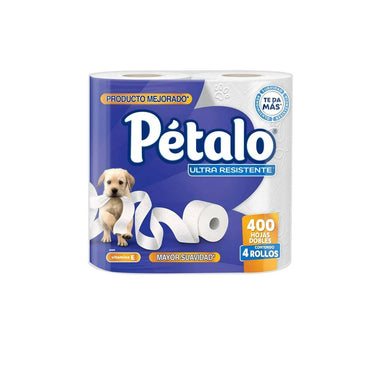 PAPEL HIGIENICO PETALO C/4 ROLLOS