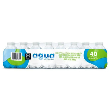 AGUA MEMBERS MARK 237 ML PAQUETE C/40 PZAS