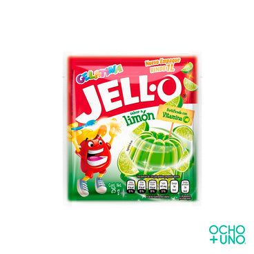 GELATINA JELLO LIMON 25 GR