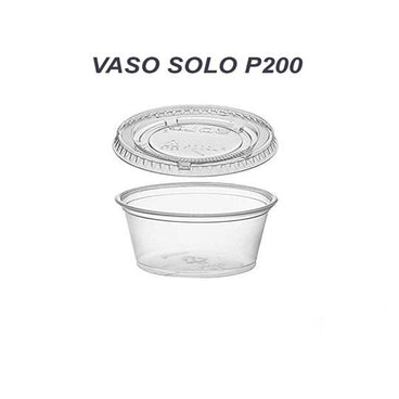 VASO SOLO P200 C/250 PZAS