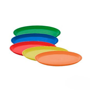 PLATO PLASTICO TAQUERO COLOR LISO