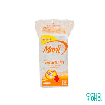 SERVILLETA INTERDOBLADA MARLI 1X1 C/250 PZAS