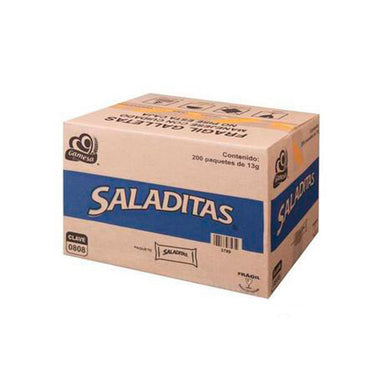 GALLETA SALADITAS 13 GR CARTON C/200 PZAS