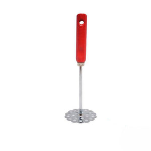 REMOLEDOR FRIJOL ACERO MANGO ROJO