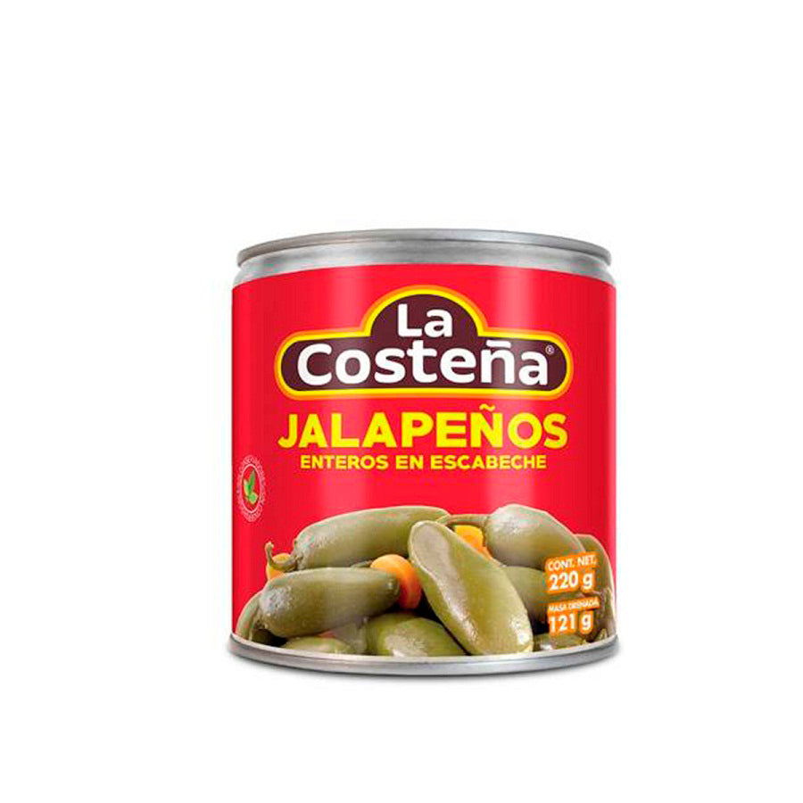 CHILES JALAPEÑOS LA COSTEÑA 220 GR