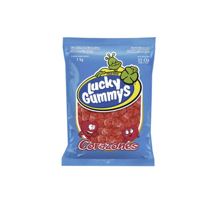 LUCKY GUMMYS CORAZONES 1 KG