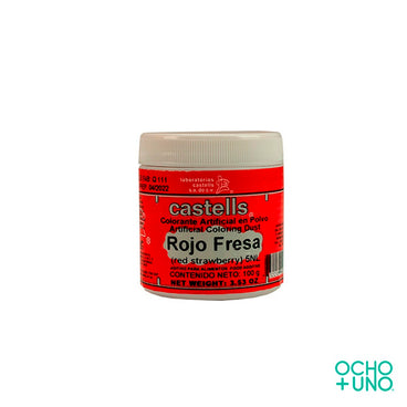 COLORANTE CASTELLS ROJO FRESA 100 GR