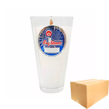 VELADORA MOTIVO LUZ ETERNA CARTON C/40 PZAS