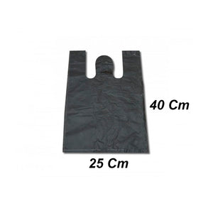 BOLSA CAMISETA NEGRA CHICA BULTO 25 KG