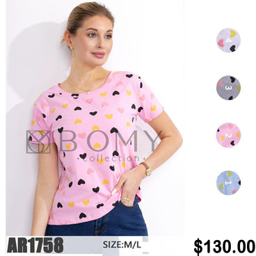 BLUSA BOMY MOD AR-1758 VARIOS COLORES