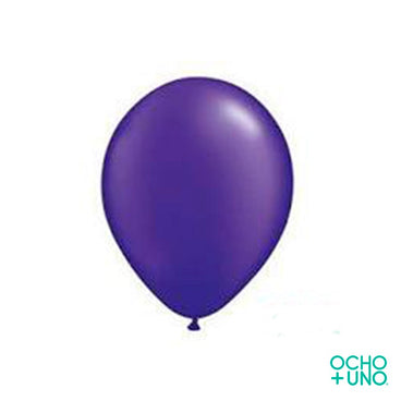 GLOBO PAYASO NUM 9 BICOLOR DORADO Y NEGRO C/50 PZAS