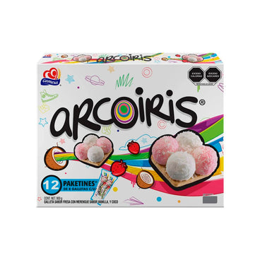 GALLETA ARCOIRIS 75 GR CARTON C/12 PZAS