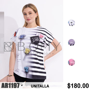 BLUSA BOMY MOD AR-1197 VARIOS COLORES