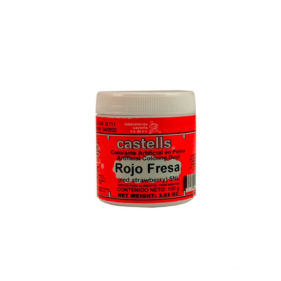 COLORANTE CASTELLS ROJO FRESA 100 GR