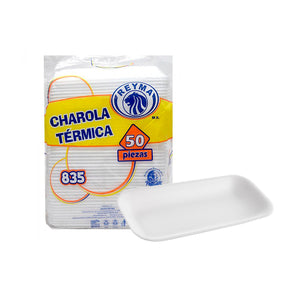 CHAROLA 835 SIN TAPA PAQ C/50 PZAS