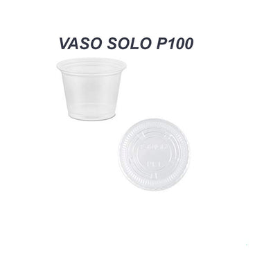 VASO SOLO P100 PARA 1 OZ CARTON C/10 TIRAS