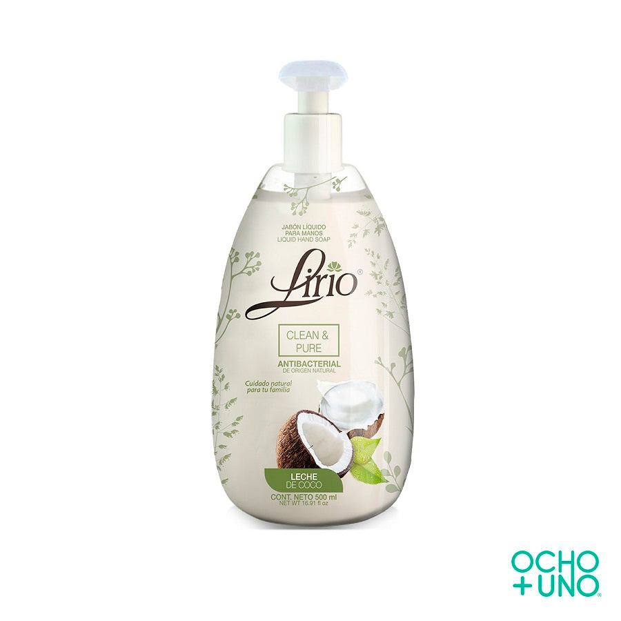 JABON LIRIO LIQUIDO PARA MANOS COCO 500 ML