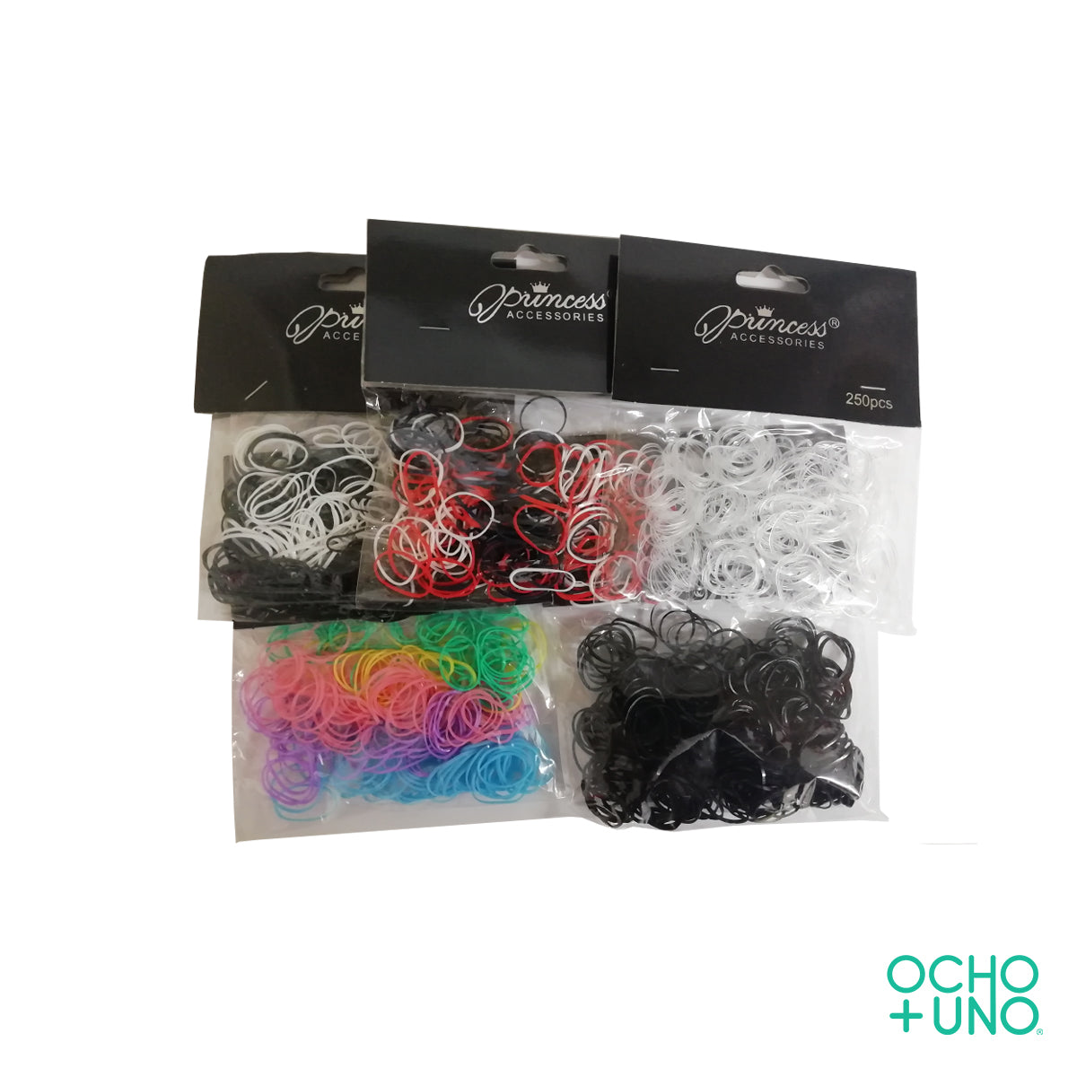 LIGAS P/CABELLO DE LATEX VARIAS MARCAS