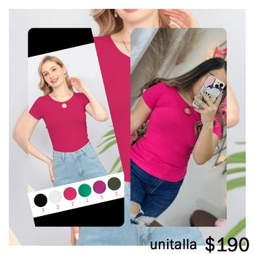 BLUSA BOMY MOD ALD-8044 VARIOS COLORES