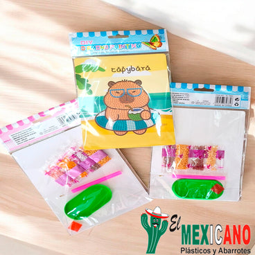 JUGUETE CAPY BARA CUADRO DE PINTURA CON DIAMANTES 1 PZA