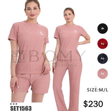CONJUNTO BOMY 3 PZAS MOD SET-1563 VARIOS COLORES