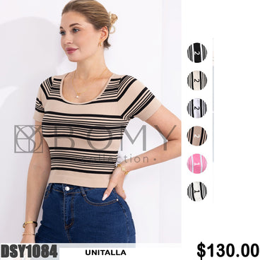 BLUSA BOMY MOD DSY-1084 VARIOS COLORES