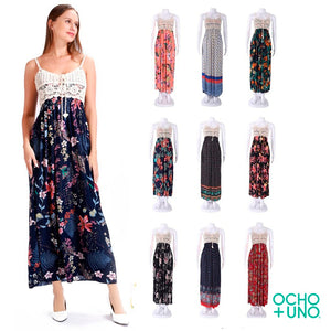 VESTIDO JERA MOD UNA-4, UNA-23, UNA-24 VARIOS COLORES
