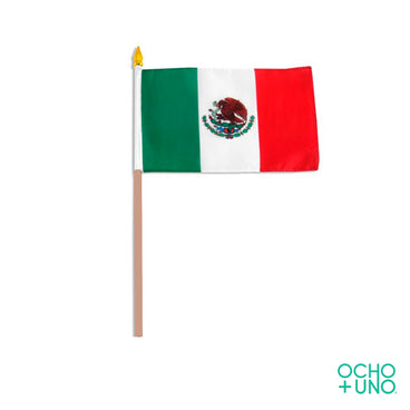 BANDERA TRICOLOR PARA CARRO 1 PZA