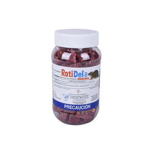 VENENO PARA RATAS RATIDEL-B MINI CUBOS 250 GR