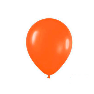 GLOBO PAYASO NUM 9 NARANJA C/50 PZAS