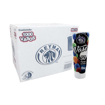 VASO 12 REYMA CARTON C/1000 PZAS