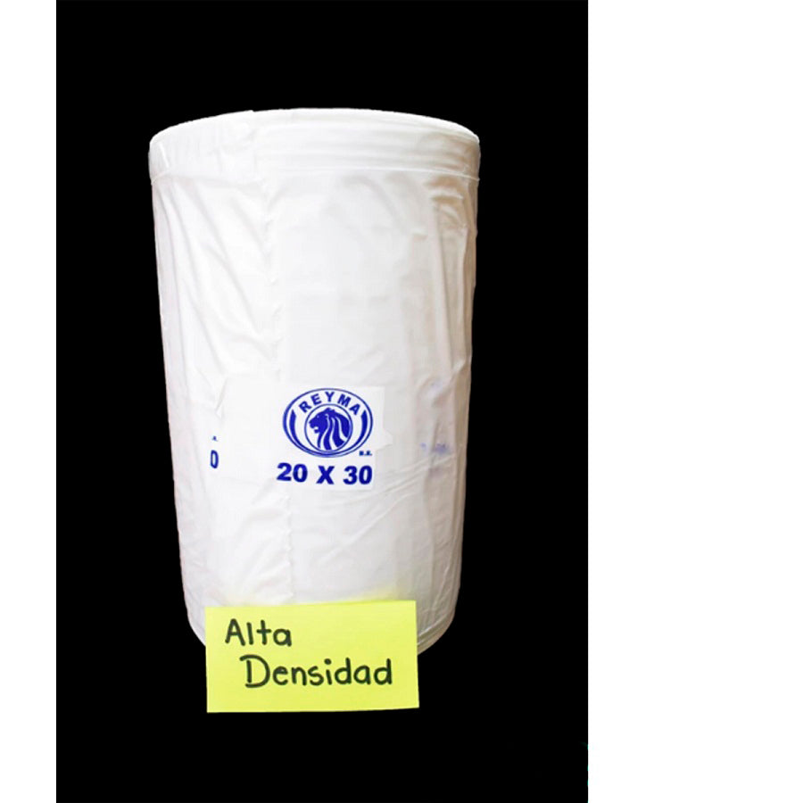 BOLSA ROLLO ALTA DENSIDAD 20X30 1 KG.