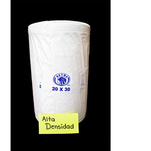 BOLSA ROLLO ALTA DENSIDAD 20X30 1 KG.