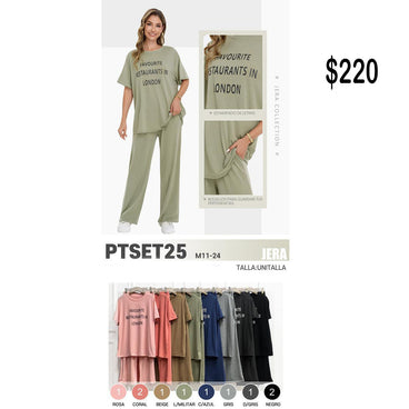 CONJUNTO JERA MOD PTSET-25 VARIOS COLORES