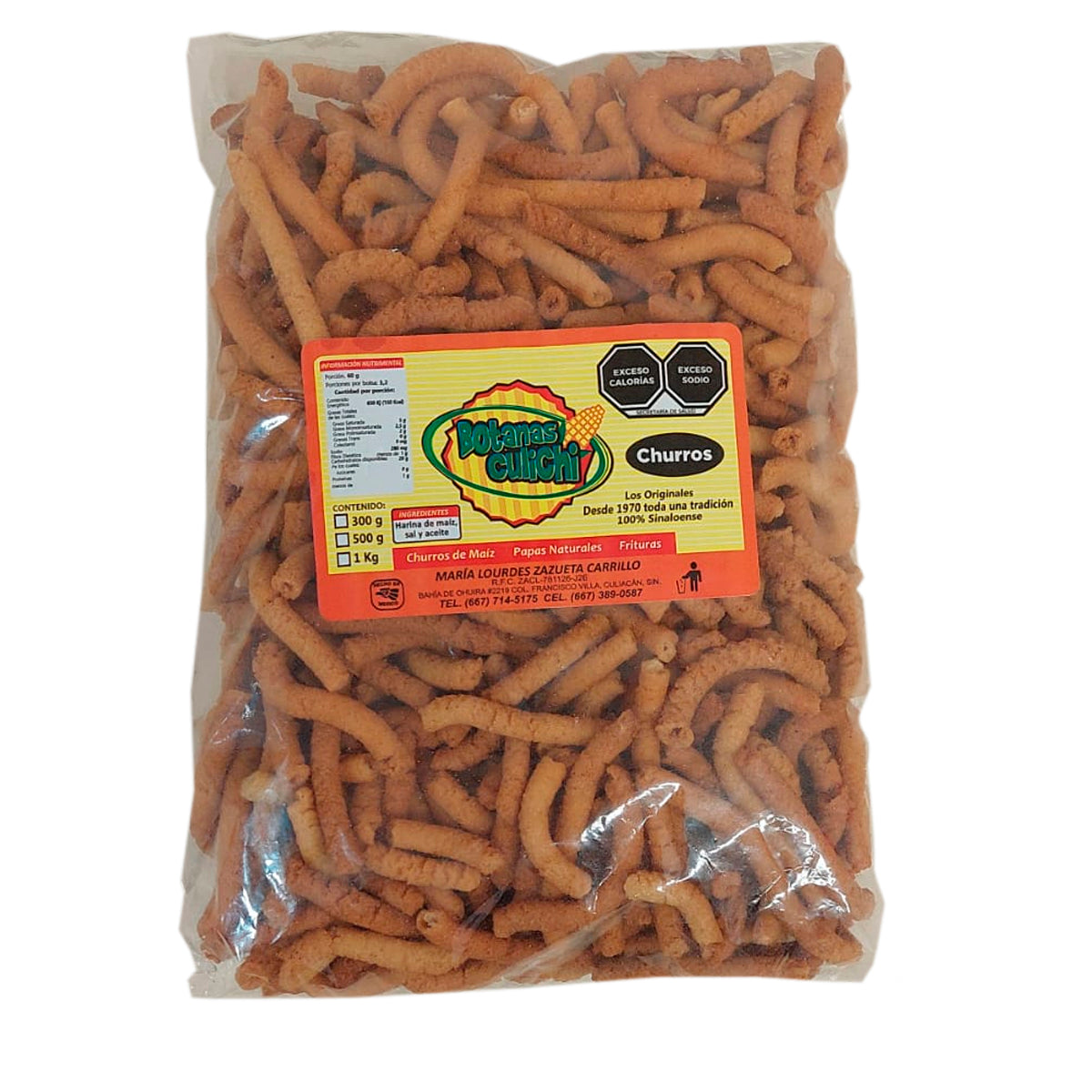 CHURRO BOTANAS CULICHI 1 KG