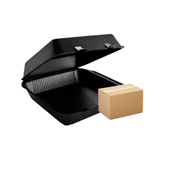 CONTENEDOR NEGRO 7X7 LISO CARTÓN CON 200 PZAS