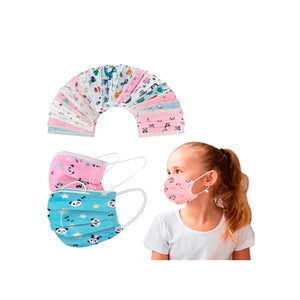 CUBREBOCAS TRICAPA INFANTIL CAJA C/50 PZAS